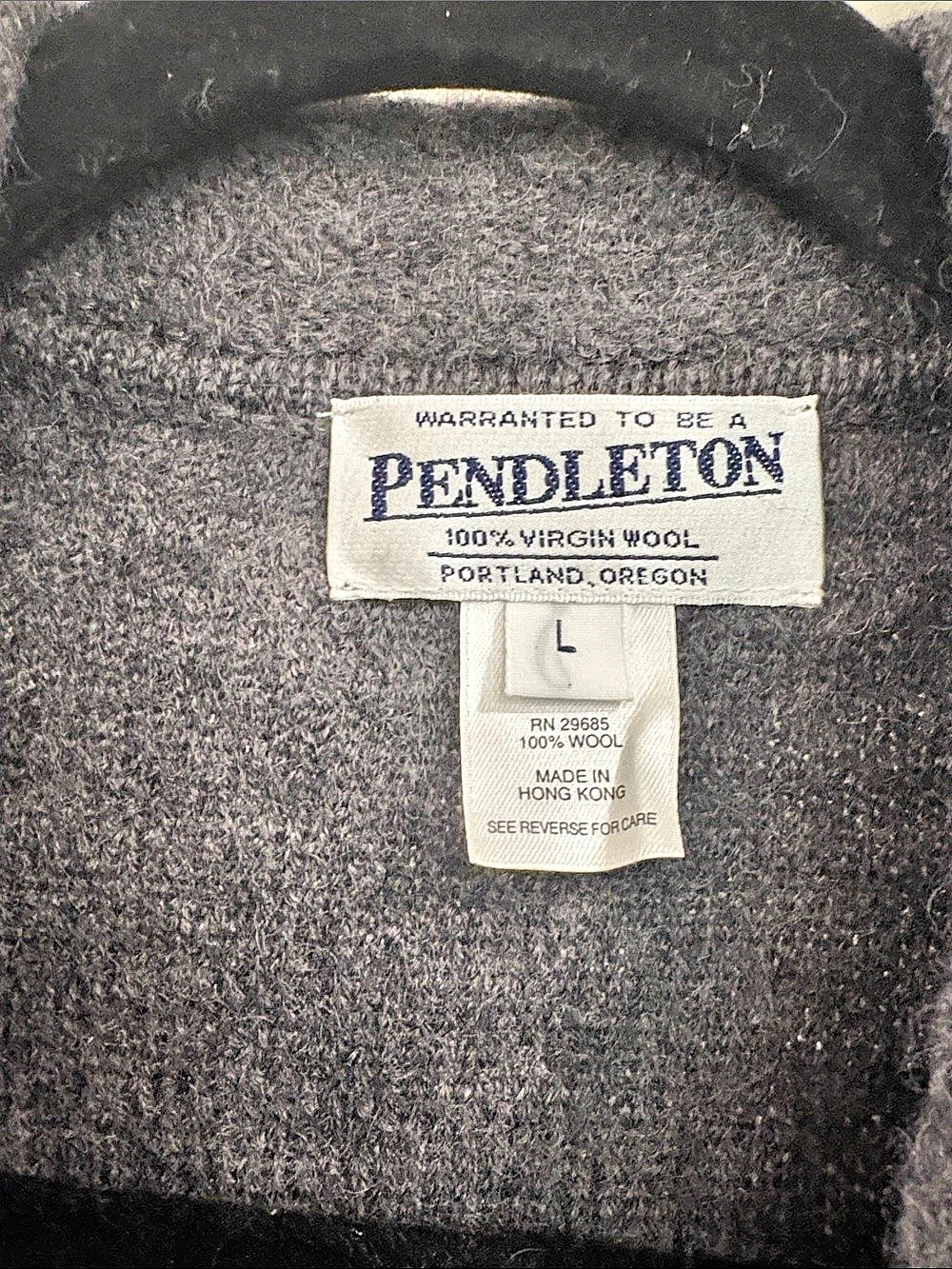 Pendleton Color Block Wool Cardigan Size Large - Picture 2 of 4